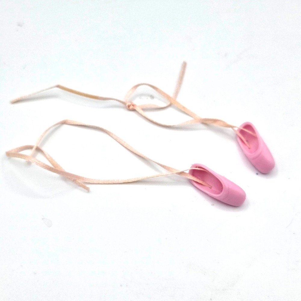 My First Barbie Doll Dance Recital Pink Ribbon Wrap‎ Ballet Slipper Toe Shoes